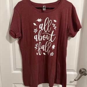 Instant Message Women's t Shirt Pullover Short sleeve Graphic Size XL
